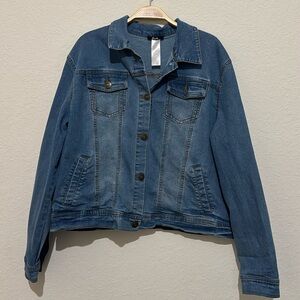 Denim jacket jean coat L-XL
